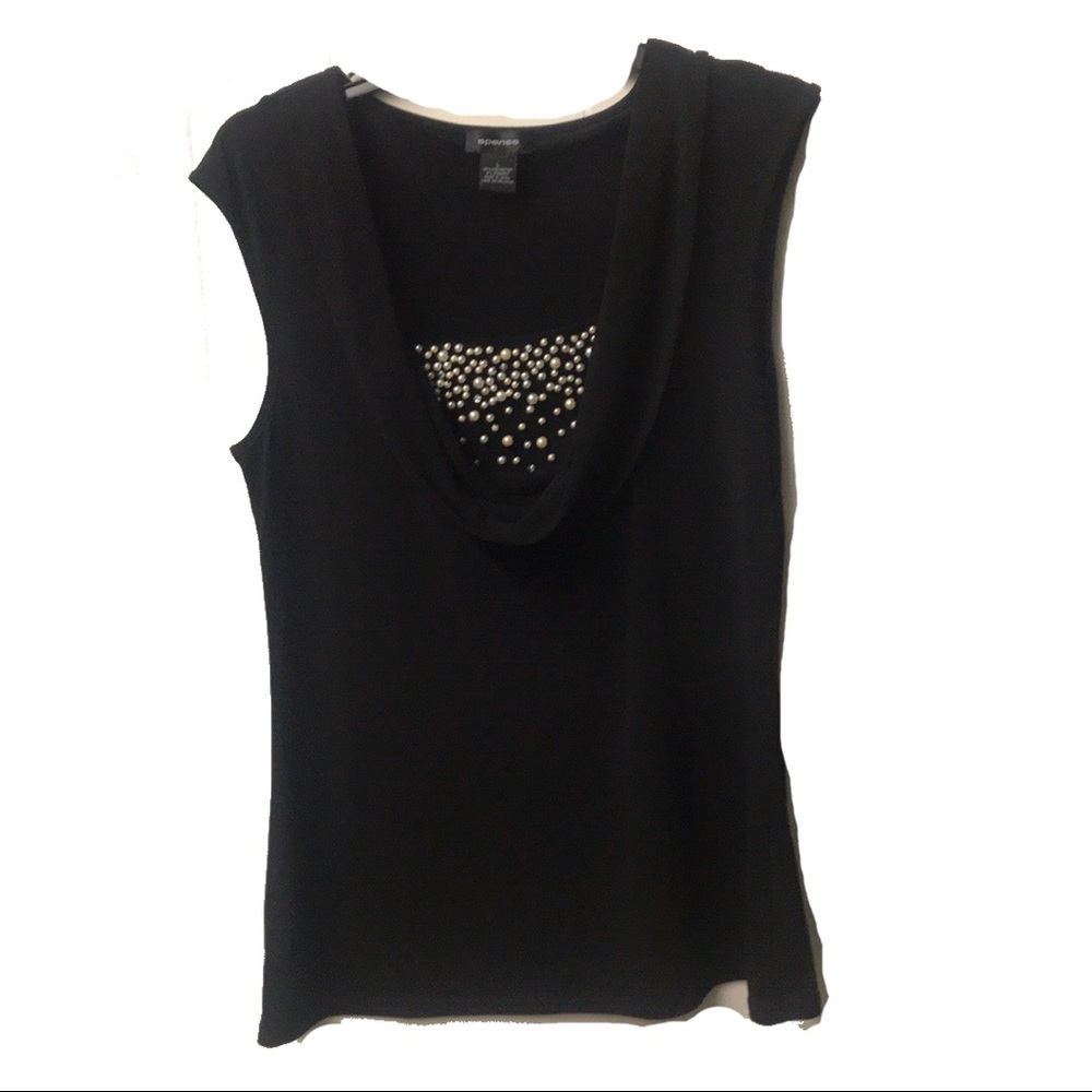 Spence sz L, dressy tank, sleeveless